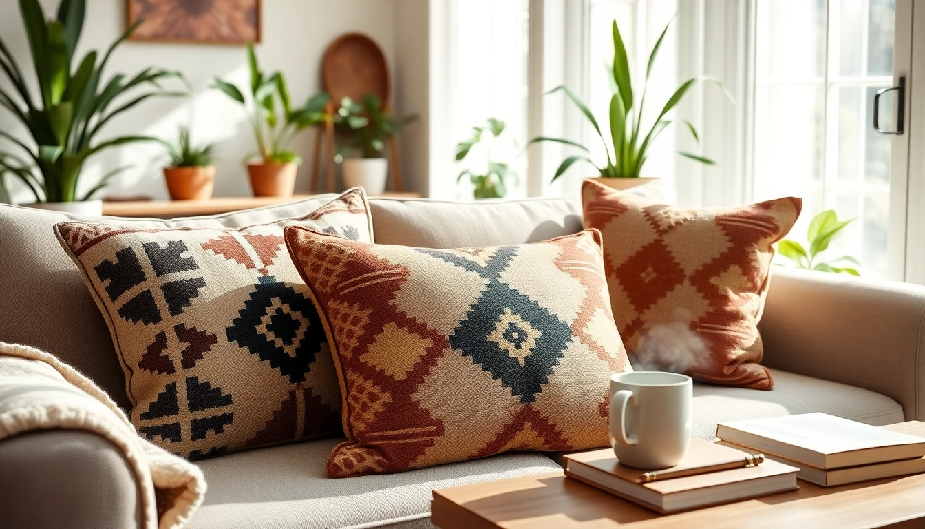 Style your home with stunning Mali Mudcloth Cushion Covers featuring unique geometric patterns.