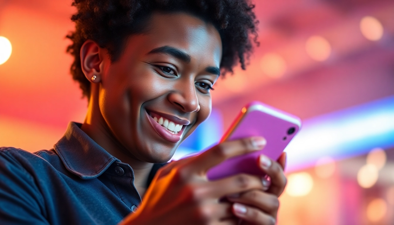 Engage in دردشة كتابية through lively text conversations on a mobile device.