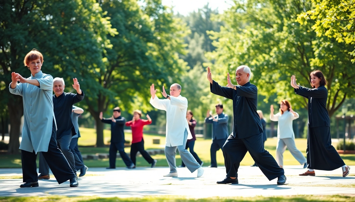 Join the Online Tai Chi Course to learn graceful movements in a peaceful outdoor setting.