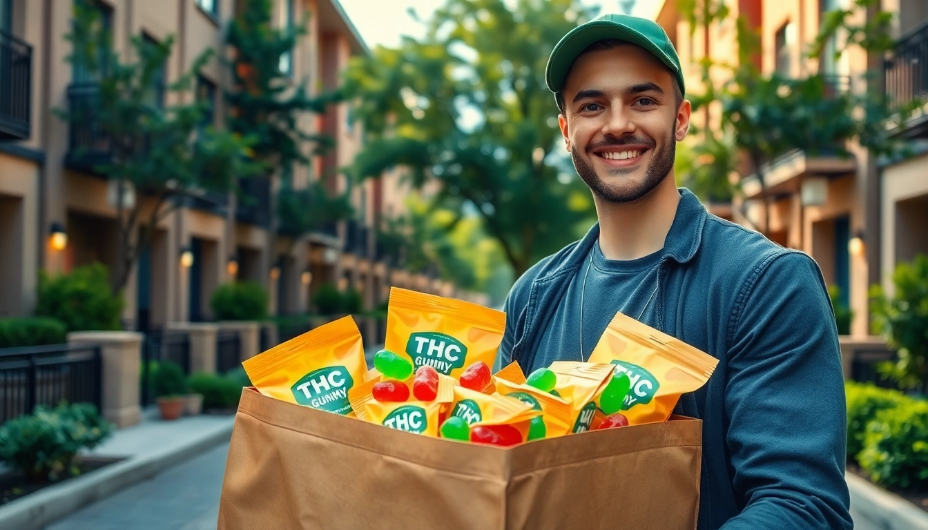 Effortless THC Gummy Delivery Services for Your Sweet Cravings