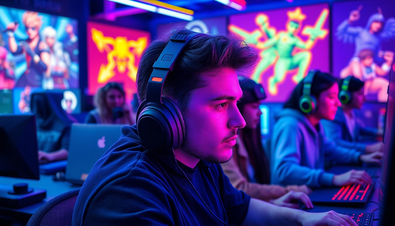 Permainan game online yang menarik dengan pemain fokus serta elemen gaming yang dinamis.