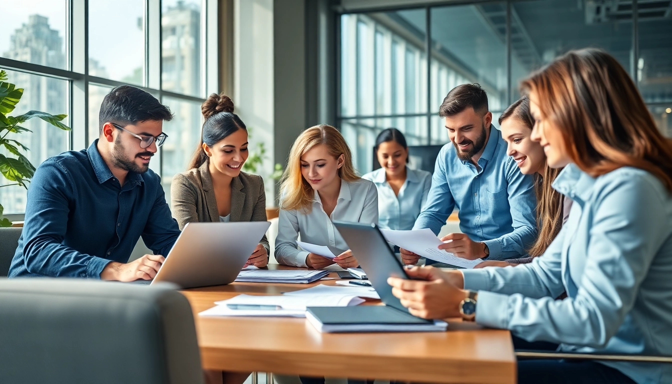 Boost efficiency with expert Order Processing Services team in a bright, modern office.