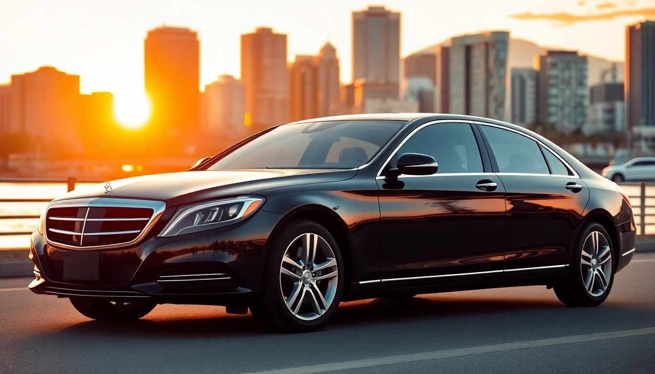Experience premium car service vancouver bc with a stylish vehicle and professional chauffeur in a vibrant urban setting.