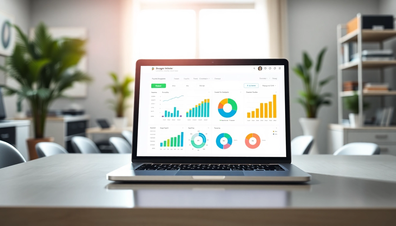 Visualize budgets effectively with a budget visualizer interface on a modern laptop.