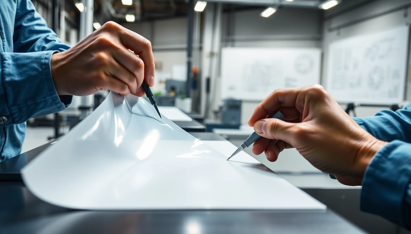 Applying adhesive films for precision bonding at https://www.makobond.com/adhesives-films in an industrial setting.