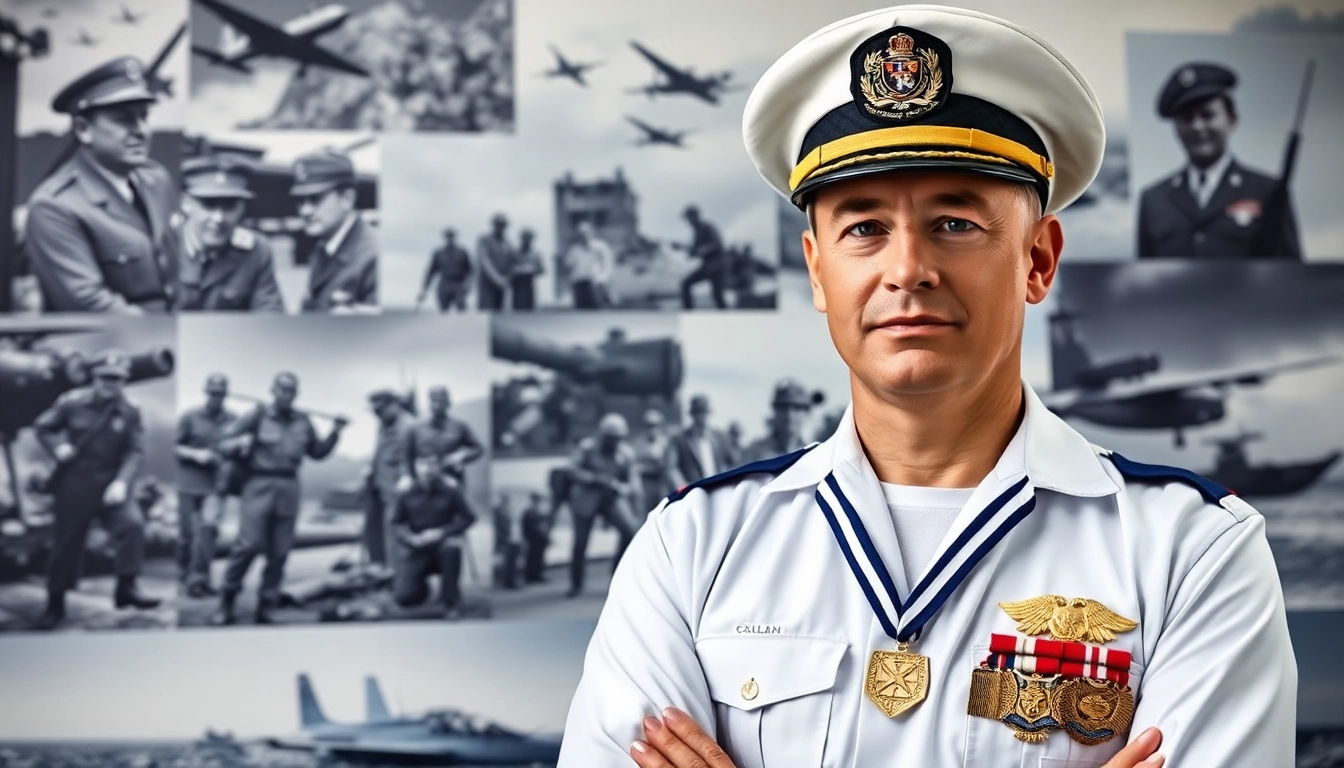 Captain Manny Sousa's biography cover on https://www.mannysousabooks.com featuring military motifs and historical elements.