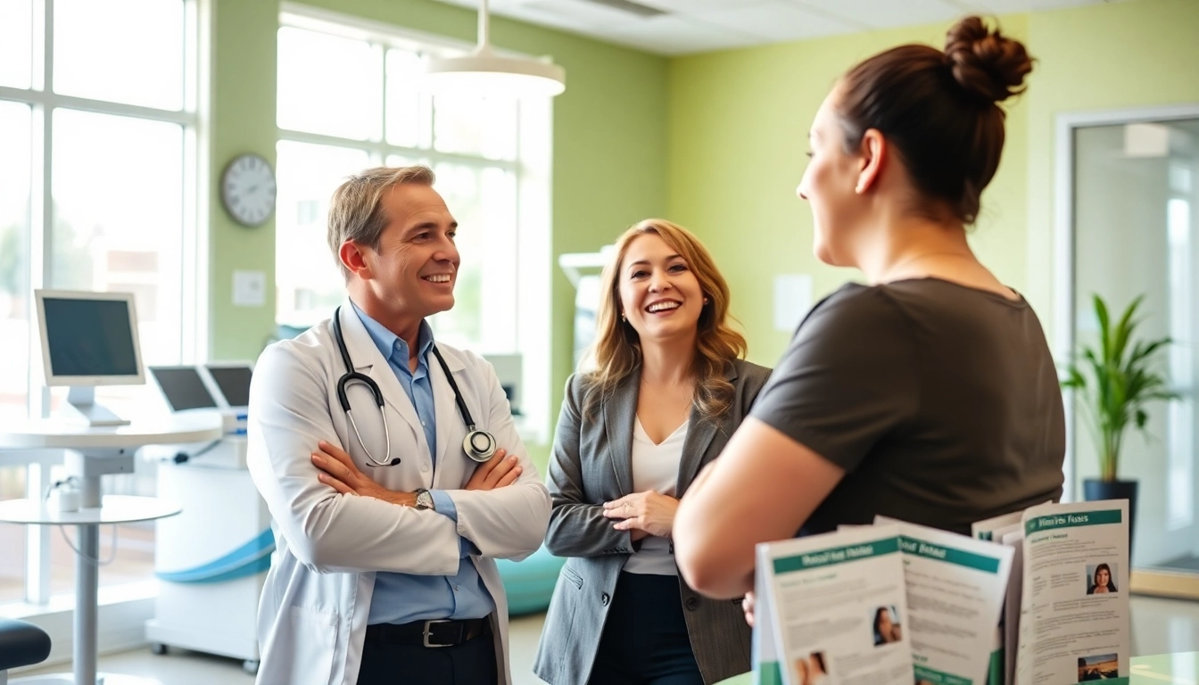 Experience personalized care at a weight loss clinic Las Vegas, featuring a supportive healthcare provider and patient interaction.