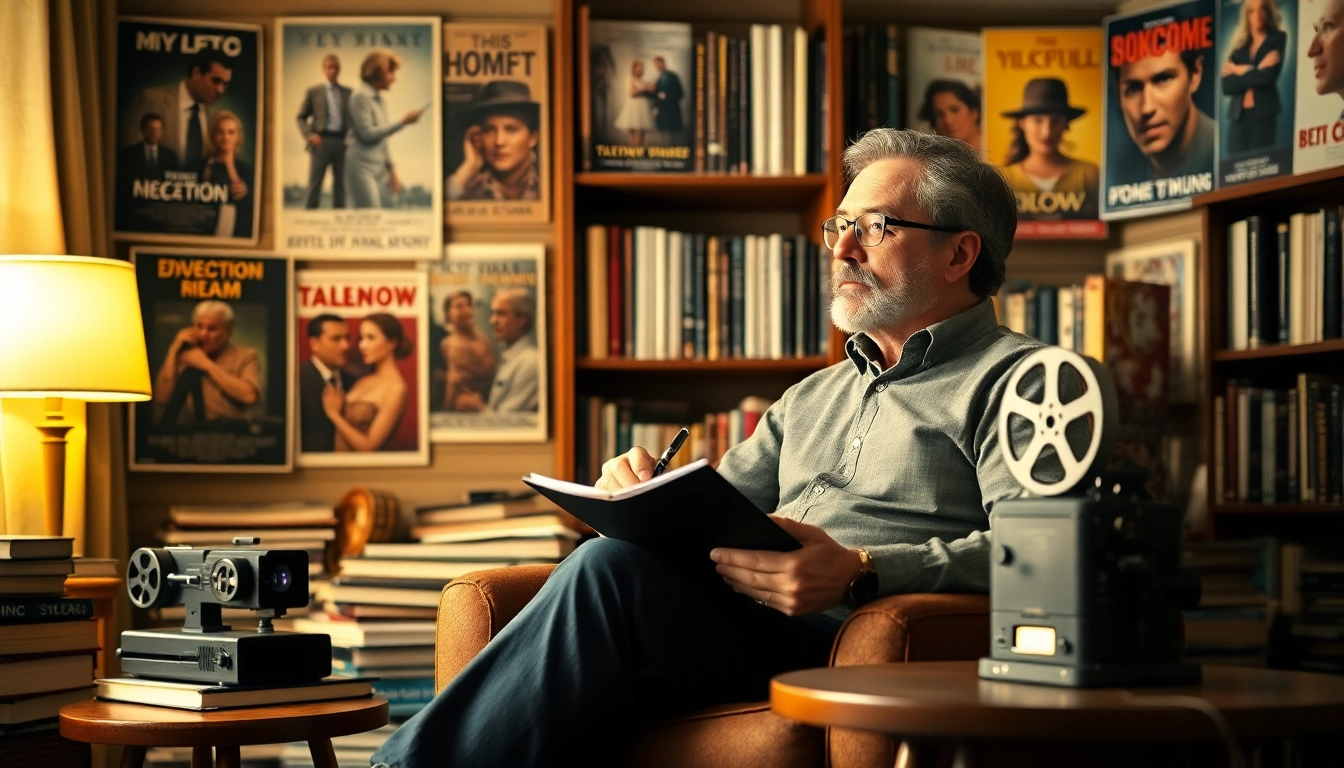 Evaluate cinematic insights at http://everymoviehasalesson.com with a film critic in a cozy study.