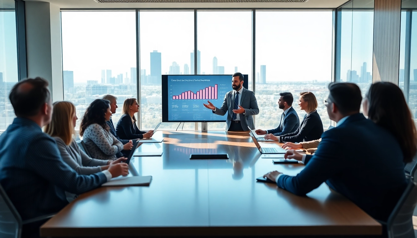 Engage with the professional landscape of https://inbusinessphx.com showcasing a dynamic business meeting.