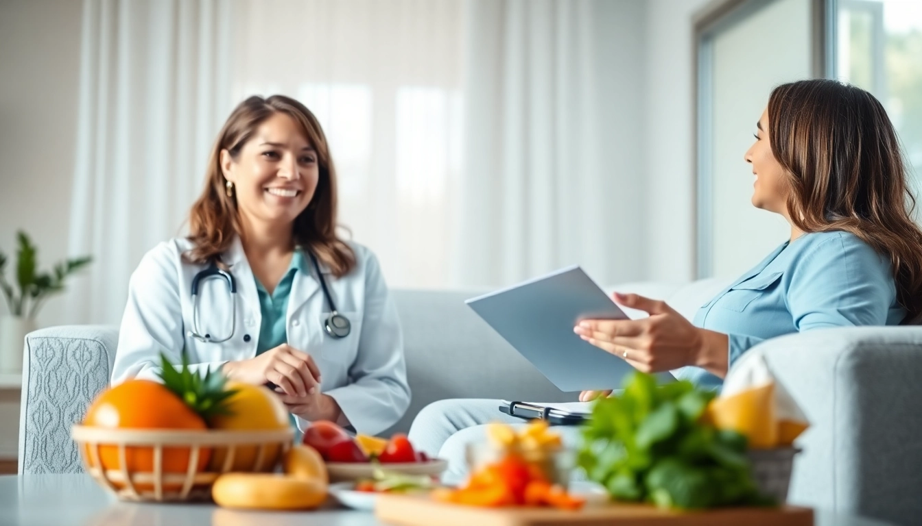 Engaging consultation at weight loss clinics in las vegas nv featuring a doctor and patient.