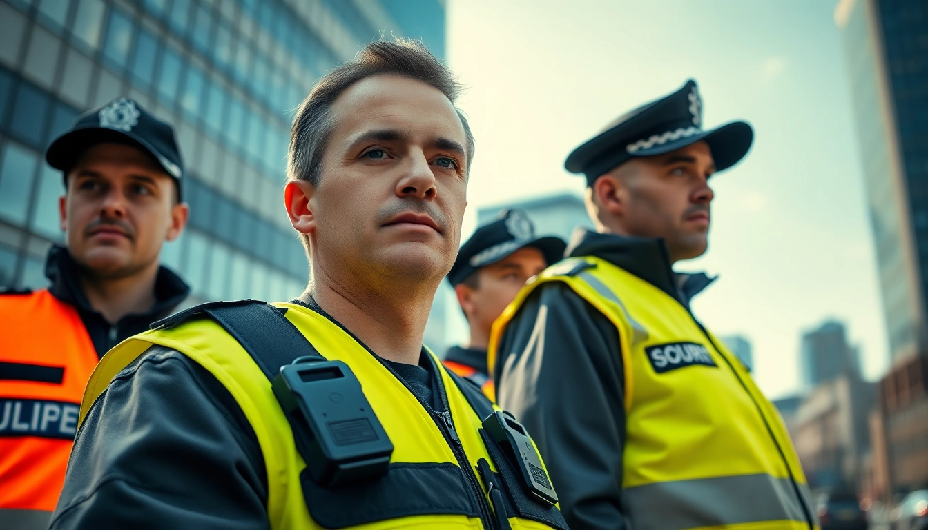 Ensure safety with a professional Security Company Birmingham personnel in action, showcasing their commitment to protection.