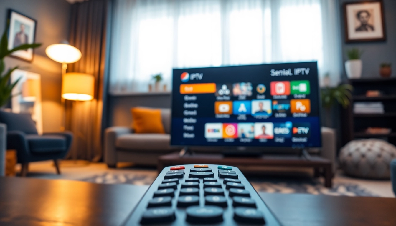 Comprar IPTV en una interfaz de streaming profesional en la televisión moderna