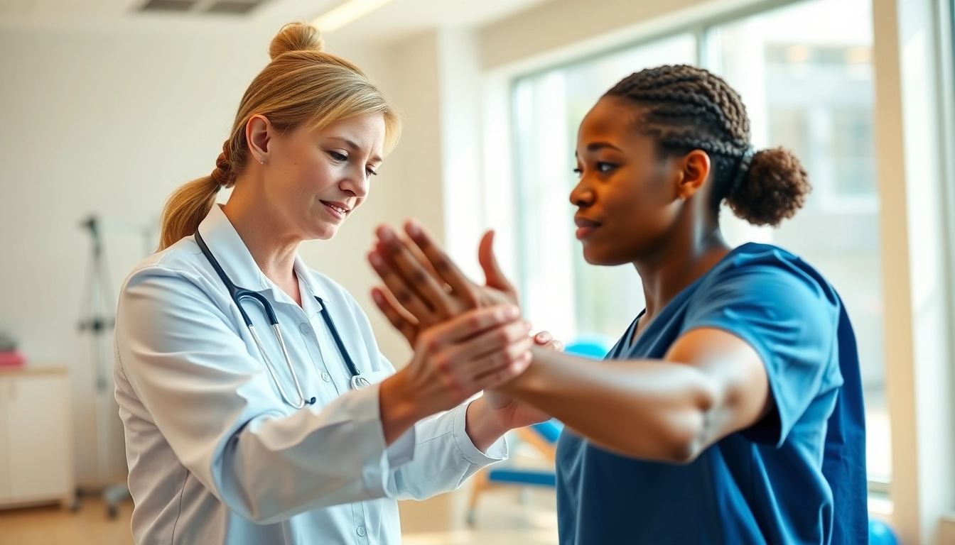 Experience the best physio near me with a dedicated therapist in a modern setting.