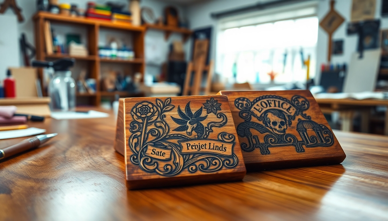 Showcasing intricate engravings on polished wood, capturing the craftsmanship and artistry.