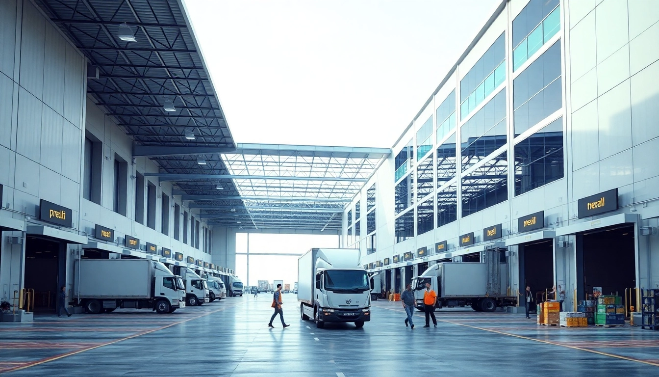Prologis logistics facility with efficient warehouse operations and loading docks.