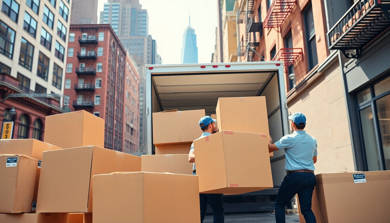 Efficient team of professional movers handling the best movers nyc services in New York City.