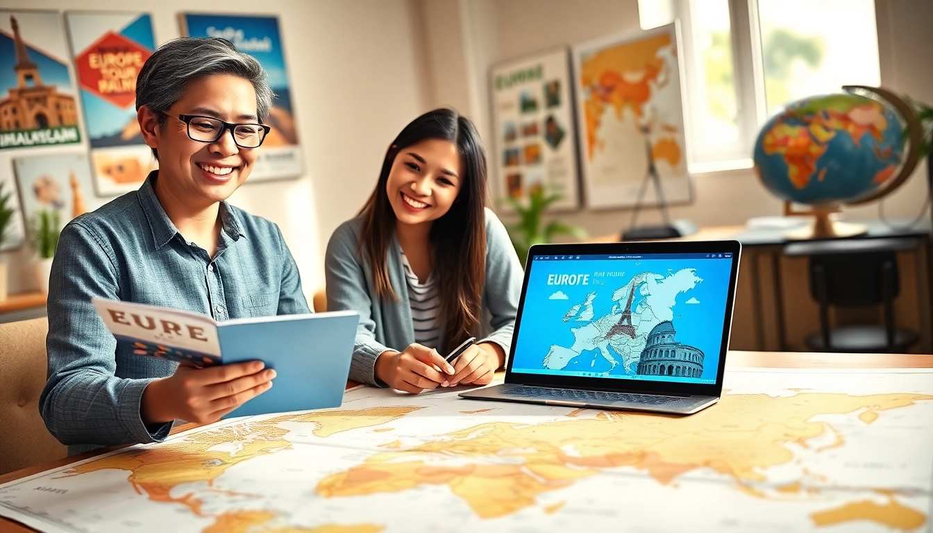 Plan your europe tour package from malaysia with a professional travel planner while exploring iconic landmarks.