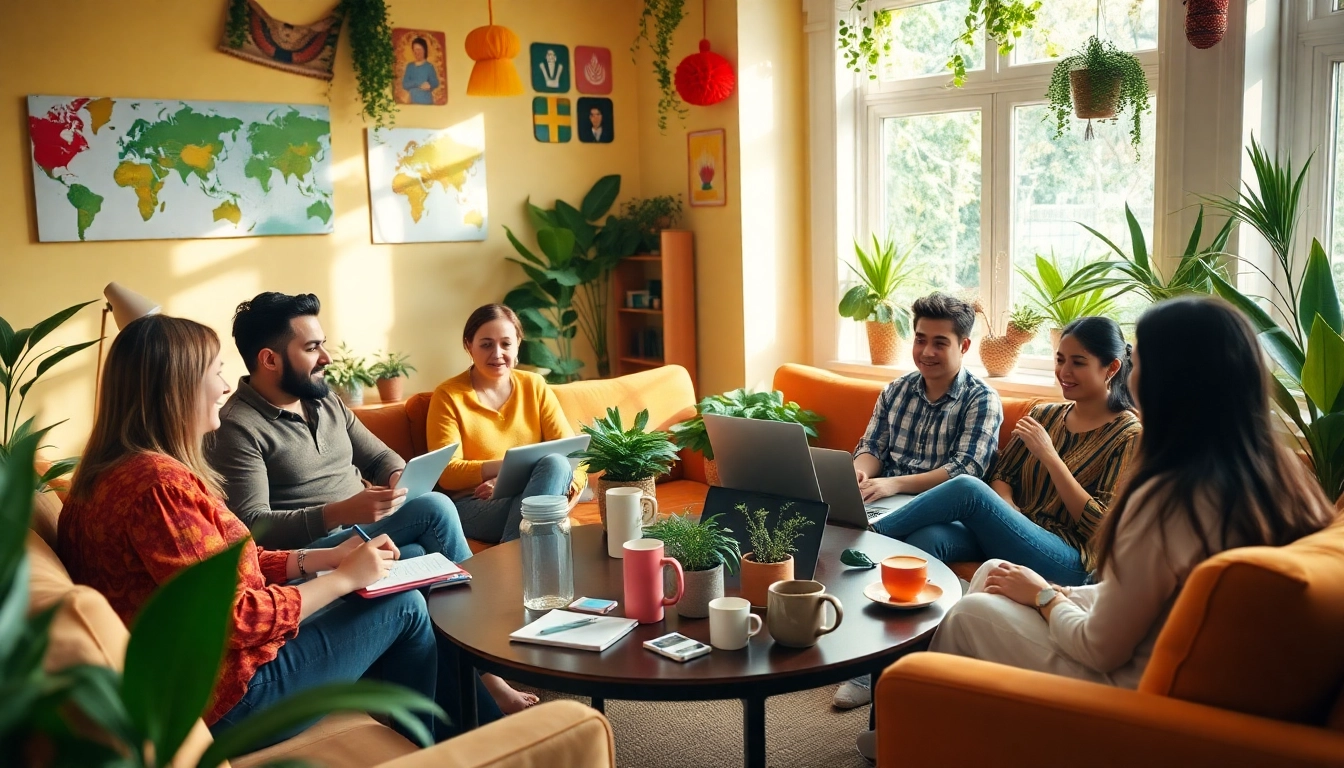 Engaging chat in the airbnb host forum featuring diverse hosts sharing experiences.