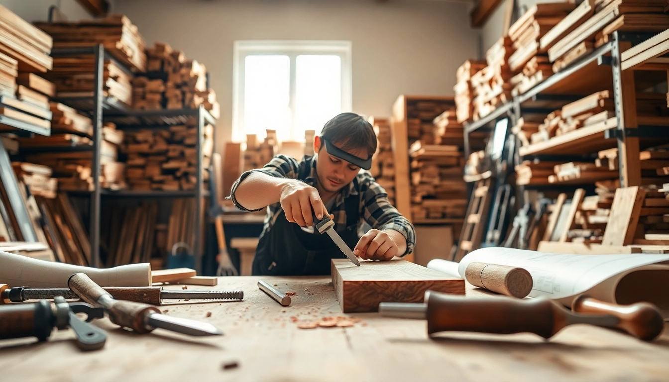 Learn about Carpentry Apprenticeship Near Me through a professional carpenter creating a detailed wooden project.