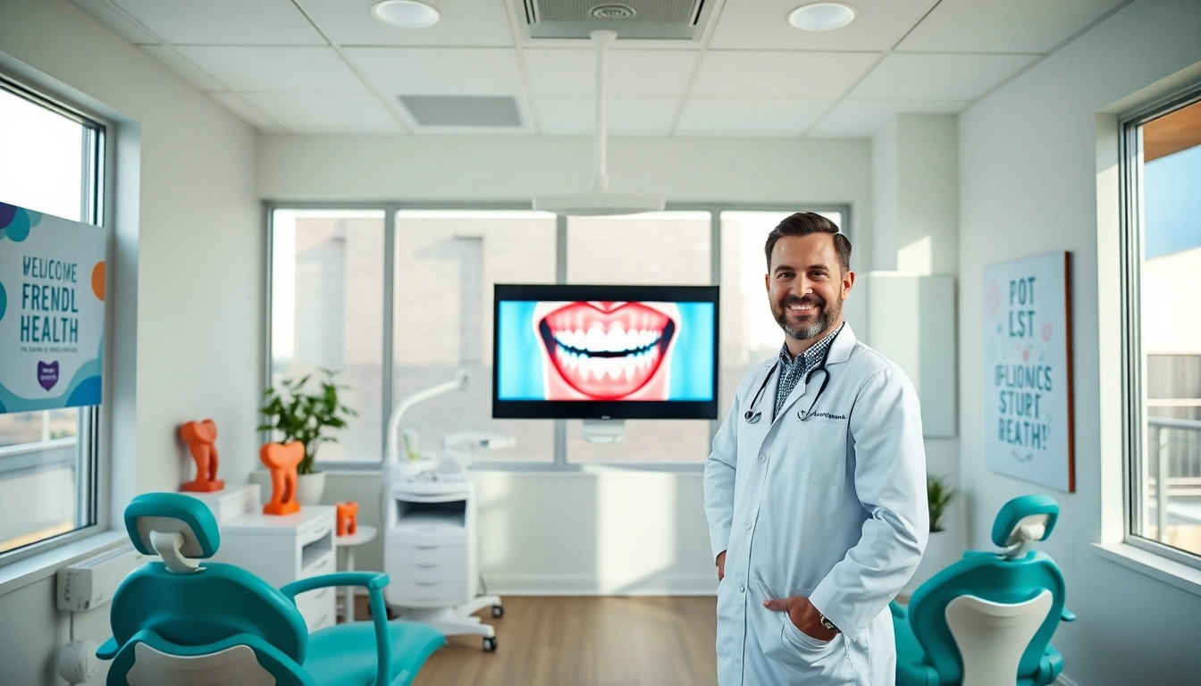 Orthodontist Myrtle Beach showcasing a modern clinic environment with engaging treatment displays.