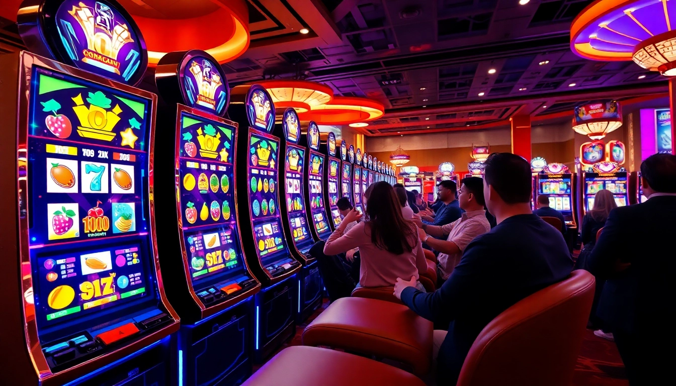 Menggunakan mesin qqmacan slot dengan tampilan warna-warni yang menarik dan menegangkan.