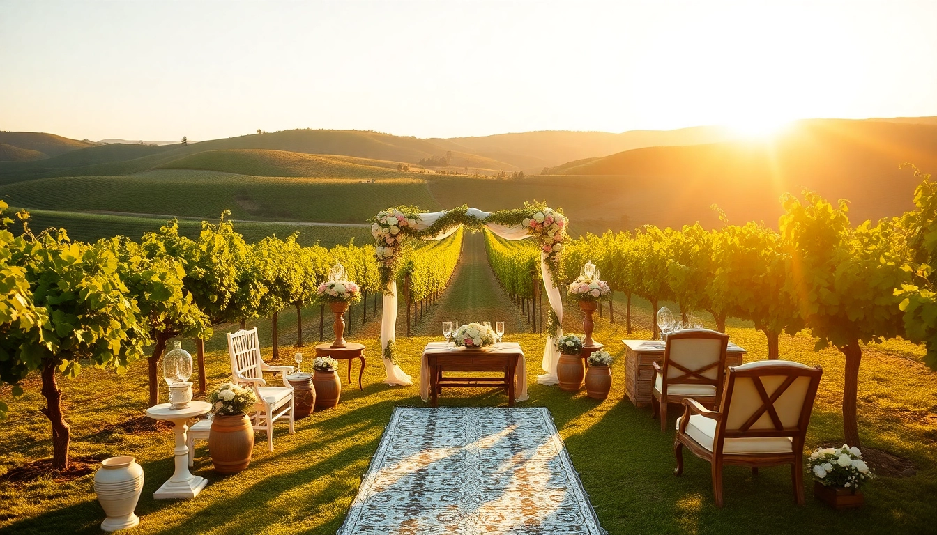 Experience Clarksburg Wedding Venues with elegant vineyard settings and stunning decor.